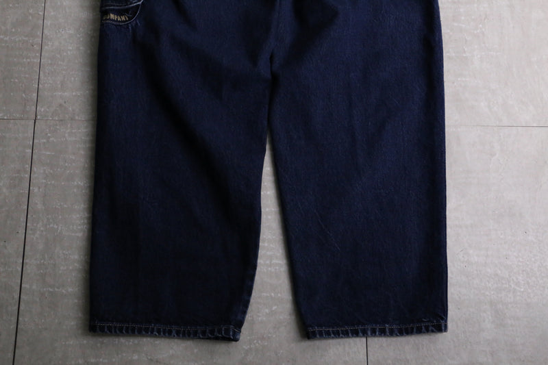 “PELLE PELLE” buggy denim painter pants