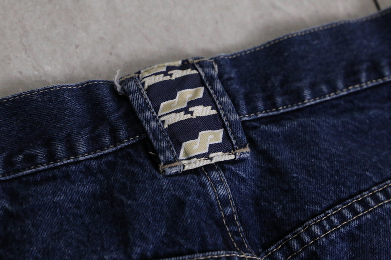 “PELLE PELLE” buggy denim painter pants