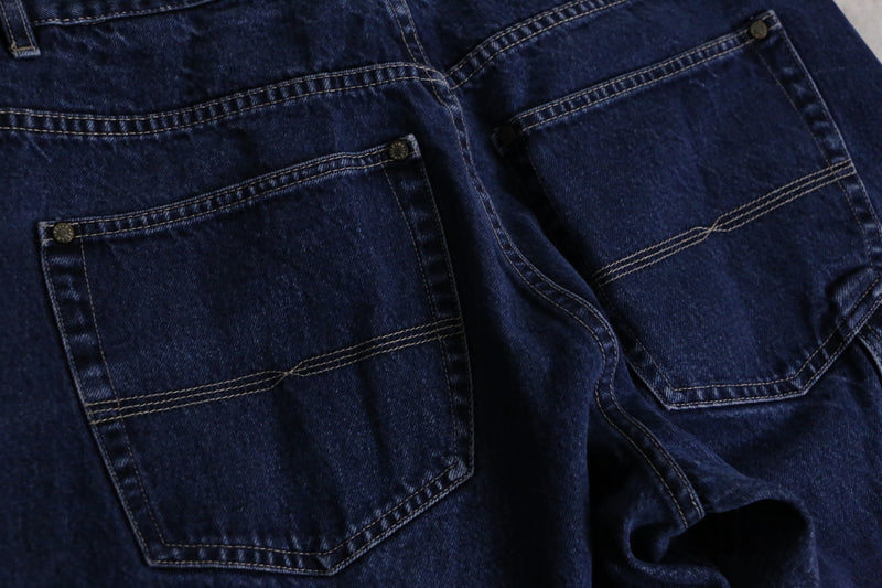 “PELLE PELLE” buggy denim painter pants