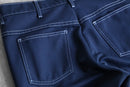 navy stitch pants