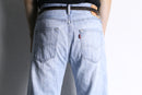 ''Re:make''patchwork design docking flare denim pants
