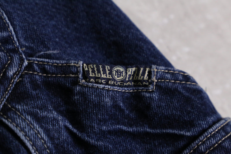 “PELLE PELLE” buggy denim painter pants