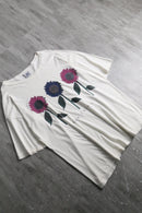 2000s “Sun Colors”botanical print tee