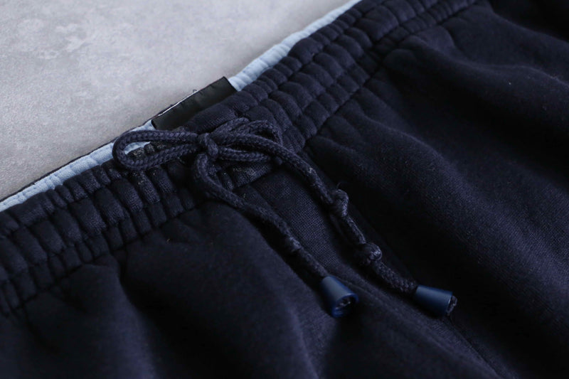 rapper emb cargo&painter detail sweat pants