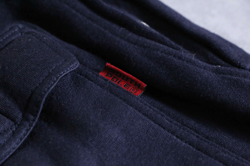 rapper emb cargo&painter detail sweat pants