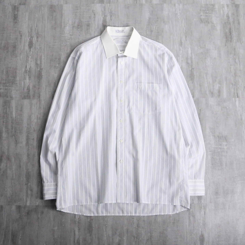 "Christian Dior" stripe dress shirt