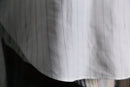 "Re:make" patchwork stripe dress shirt