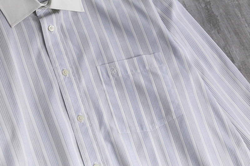 "Christian Dior" stripe dress shirt