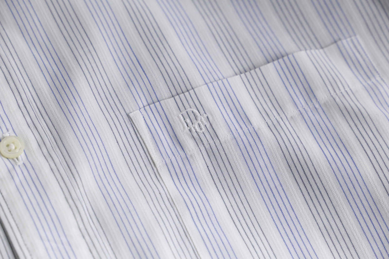 "Christian Dior" stripe dress shirt