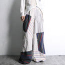 "Re:make" shirt docking wide pants