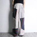 "Re:make" shirt docking wide pants