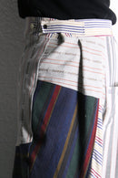 "Re:make" shirt docking wide pants