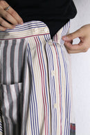 "Re:make" shirt docking wide pants