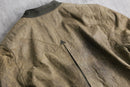 tyrolean embroidered brown leather jacket