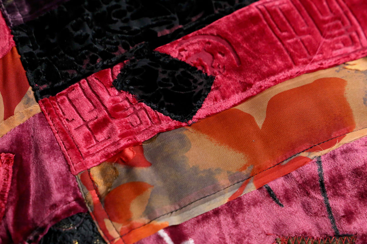 CHICO'S DESIGN” patchwork design jacket