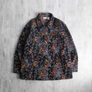 “CHICO’S” botanical tapestry pattern tracker jacket