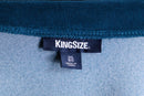 "KING SIZE" bi-color loose velours track jacket