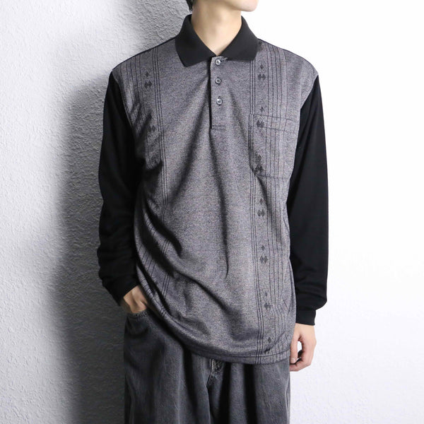 monotone design knit pojo