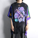 "Re:make" damaged game shirt docking tee