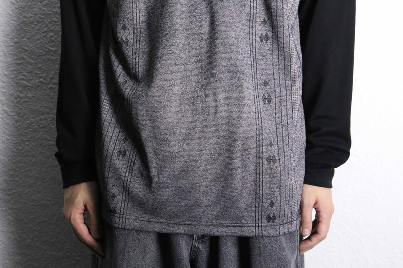 monotone design knit pojo