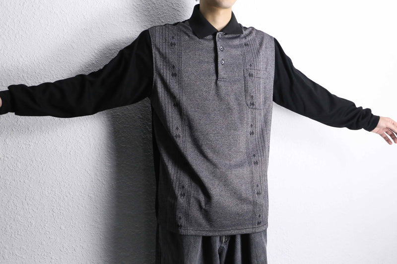 monotone design knit pojo