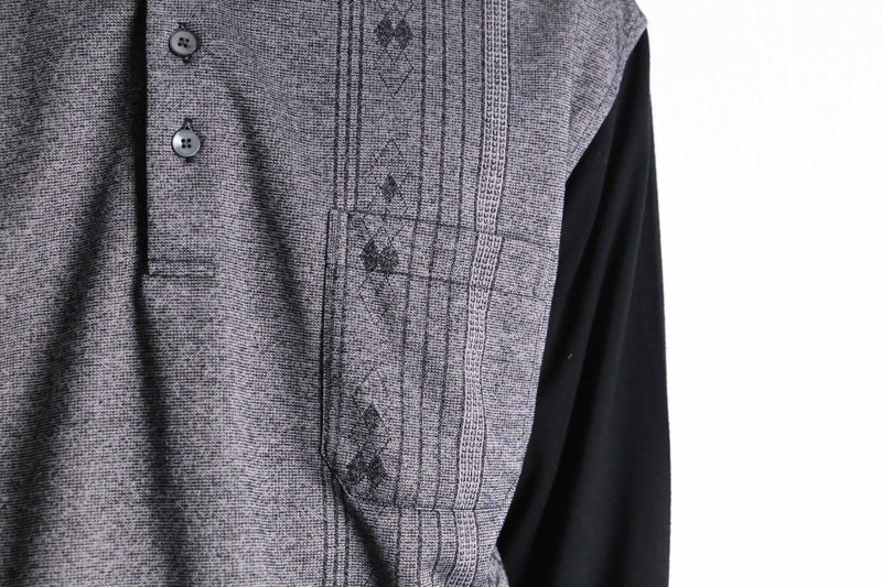 monotone design knit pojo