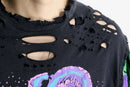 "Re:make" damaged game shirt docking tee
