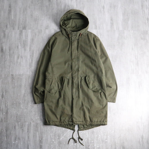 “GAP” olive m-51 style military hooded jacket