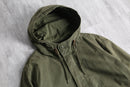 “GAP” olive m-51 style military hooded jacket