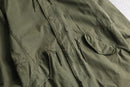 “GAP” olive m-51 style military hooded jacket