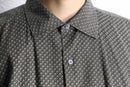 “PERRY ELLIS” total pattern cotton shirt