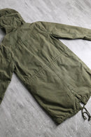 “GAP” olive m-51 style military hooded jacket