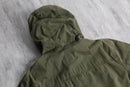 “GAP” olive m-51 style military hooded jacket