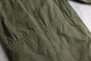 “GAP” olive m-51 style military hooded jacket