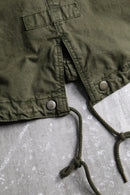 “GAP” olive m-51 style military hooded jacket
