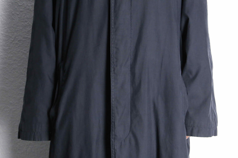 ”RALPH Ralph Lauren” leather switch smooth balmacaan coat
