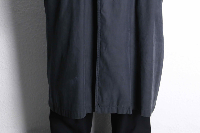 ”RALPH Ralph Lauren” leather switch smooth balmacaan coat