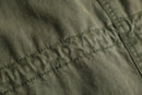 “GAP” olive m-51 style military hooded jacket