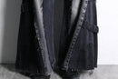 "Re:make" flare black denim pants