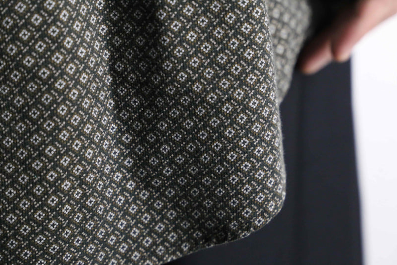 “PERRY ELLIS” total pattern cotton shirt