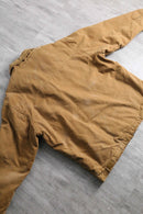 brown paint duck jacket