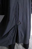 ”RALPH Ralph Lauren” leather switch smooth balmacaan coat