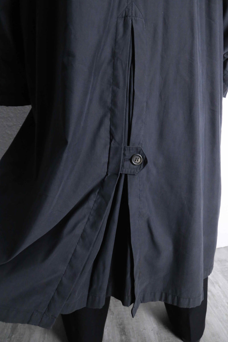 ”RALPH Ralph Lauren” leather switch smooth balmacaan coat