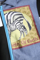 "Re:make" sweat docking design zip jacket