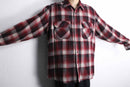 red base tartan check shirt