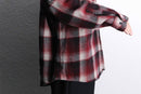 red base tartan check shirt