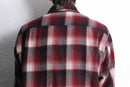 red base tartan check shirt