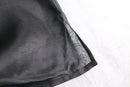 black sheer silk embroidered china shirt