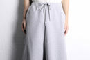 light gray color buggy flare sweat pants