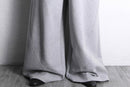 light gray color buggy flare sweat pants